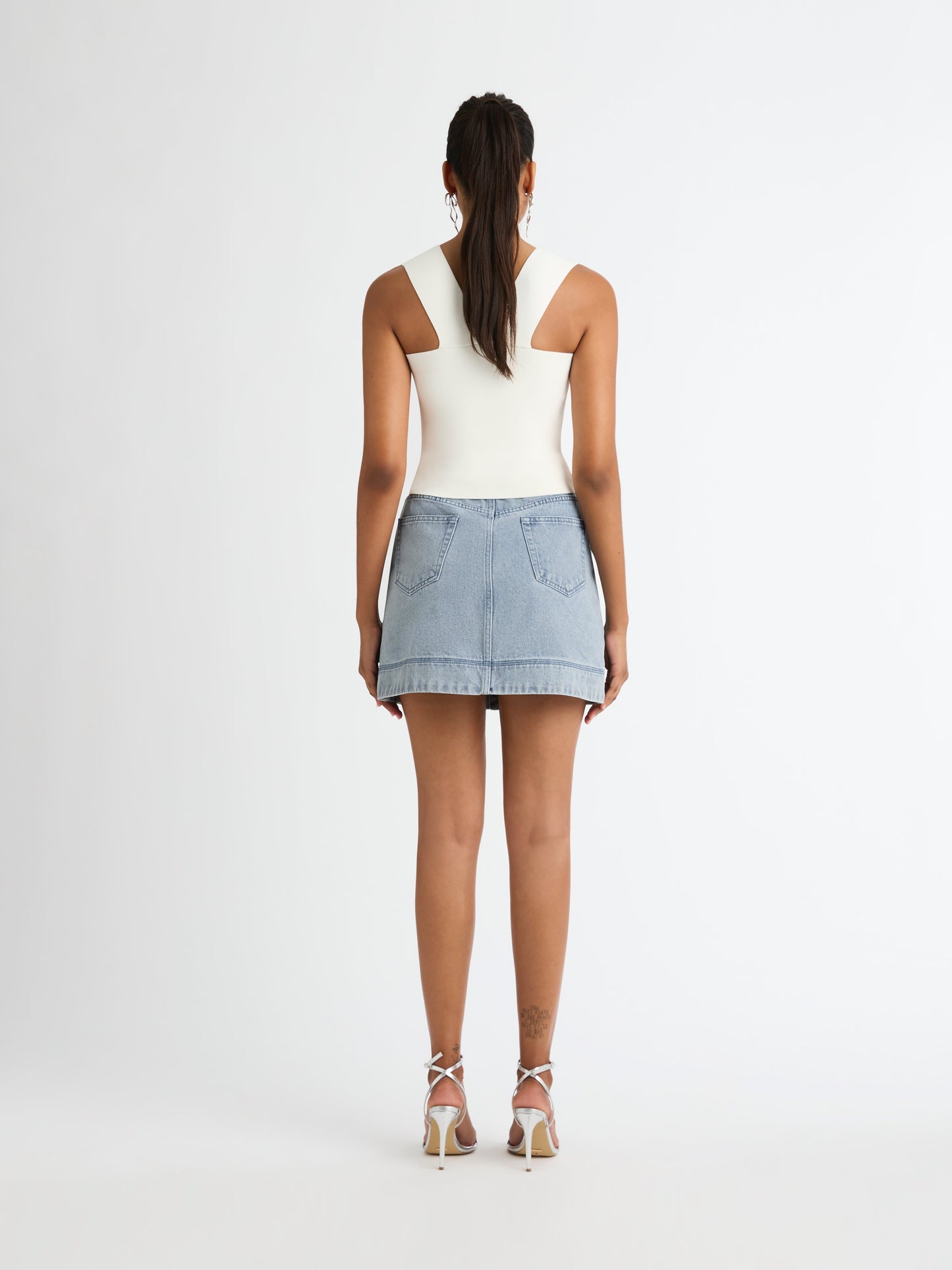 LAINEY DENIM MINI SKIRT