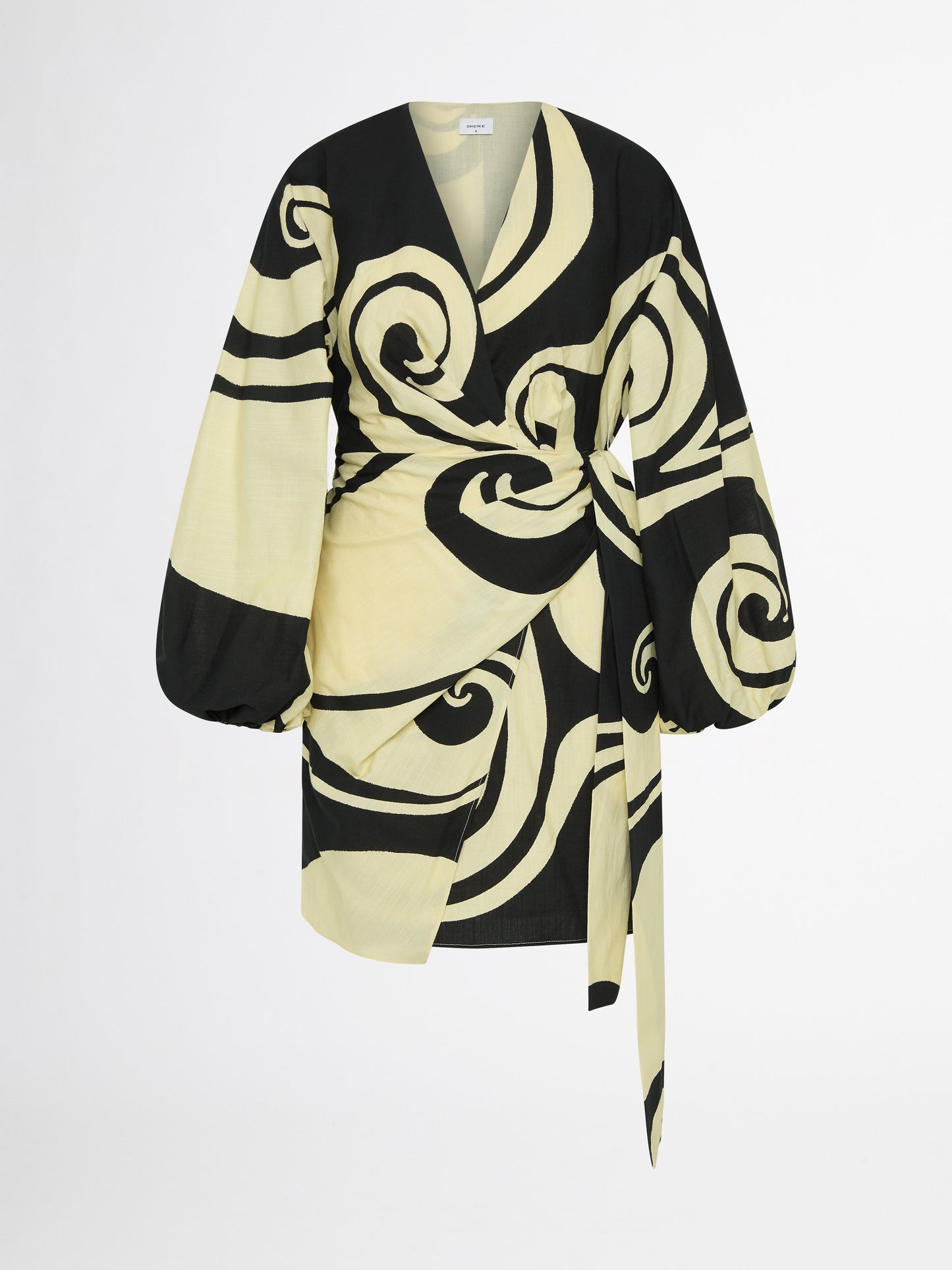 OCEANIC SWIRL MINI DRESS