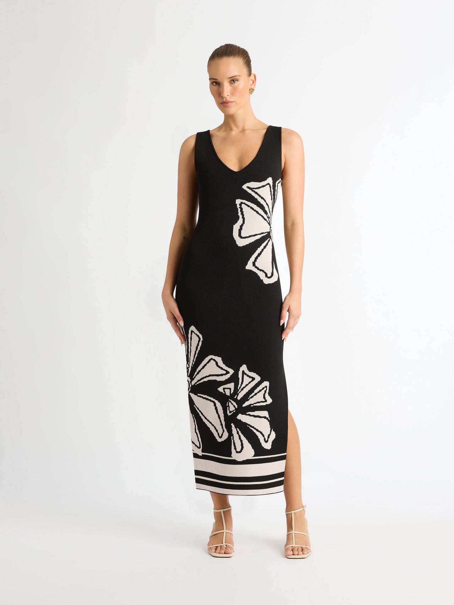 CALYPSO KNIT MIDI DRESS