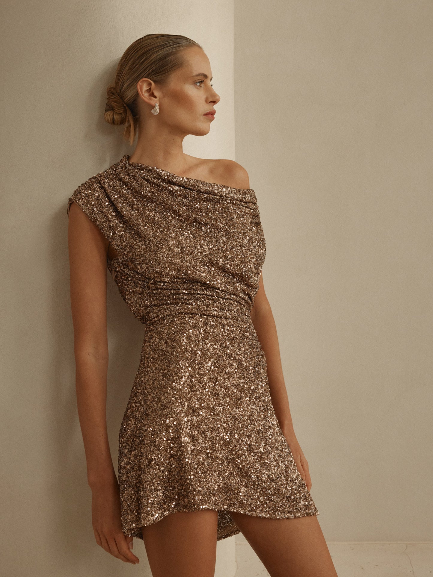 GLIMMER MINI DRESS