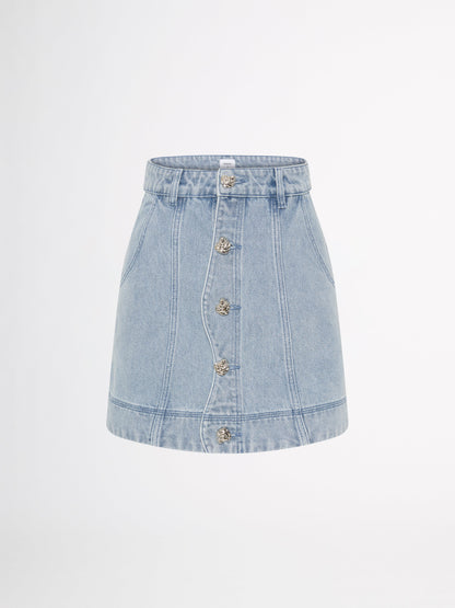 LAINEY DENIM MINI SKIRT