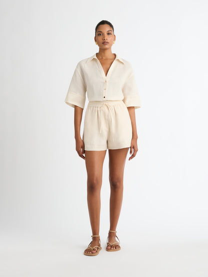 LEO LINEN SHORT