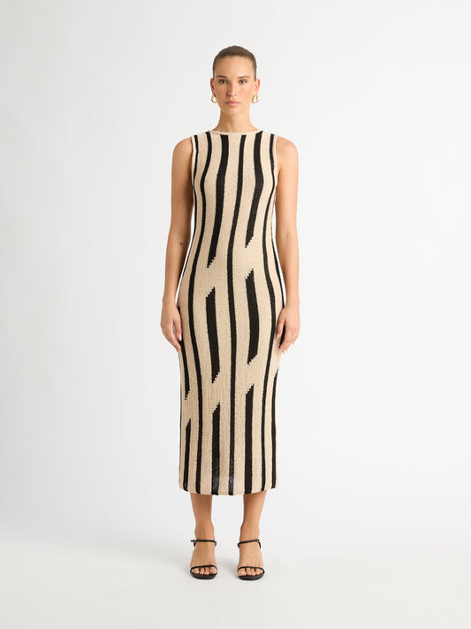 TROPEA CROCHET MIDI DRESS