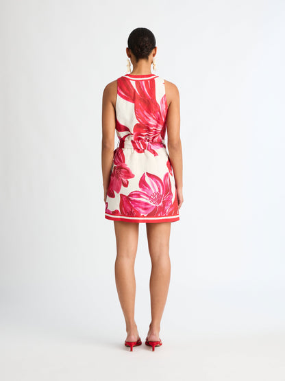ANTIGUA FLORAL MINI DRESS