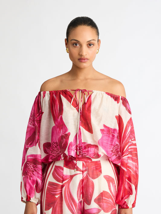 ANTIGUA FLORAL BLOUSE