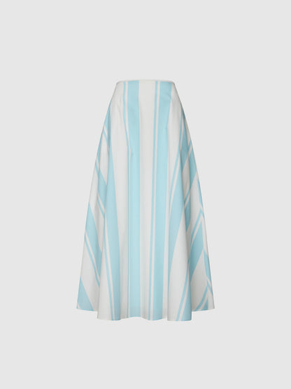 VACATION STRIPE SKIRT