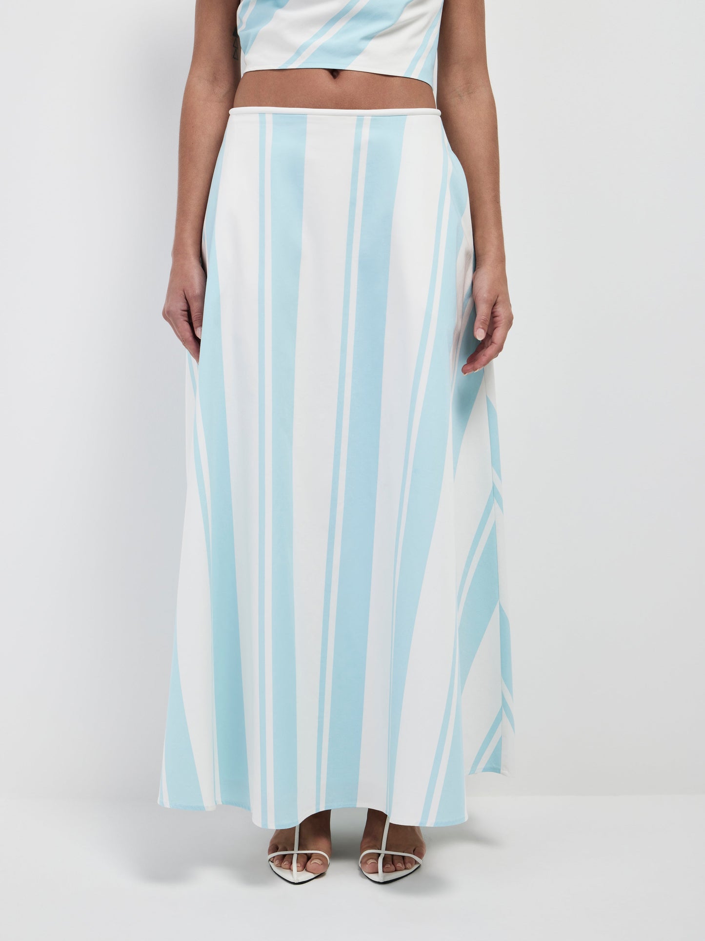 VACATION STRIPE SKIRT