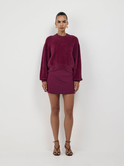 BAILEY KNIT MINI SKIRT
