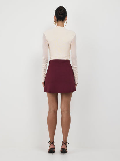 BAILEY KNIT MINI SKIRT