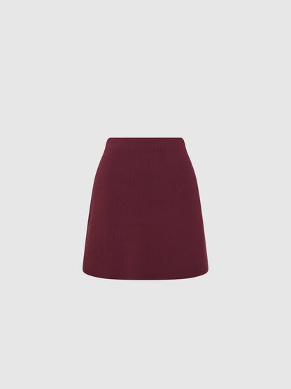 BAILEY KNIT MINI SKIRT