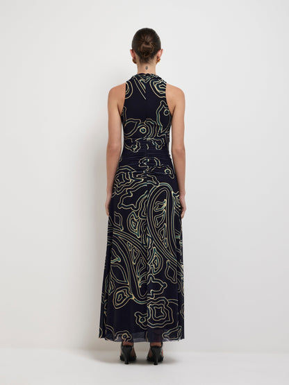 AURELIA PAISLEY DRESS