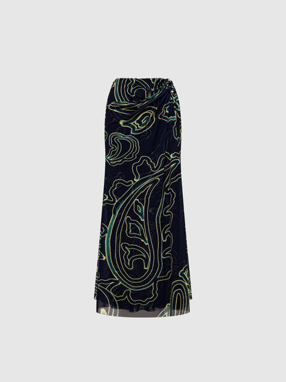 AURELIA PAISLEY SKIRT