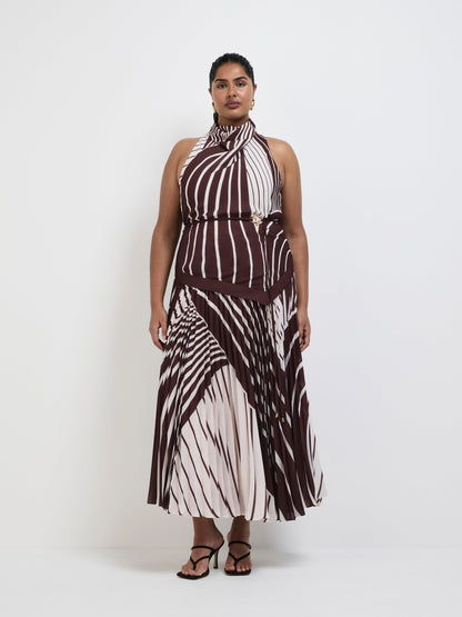 MONTMARTRE STRIPE MAXI DRESS