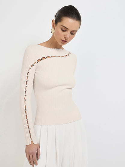 CLAUDETTE KNIT TOP