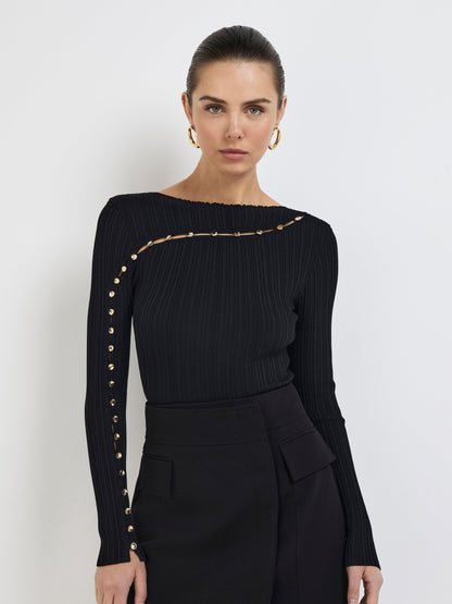 CLAUDETTE KNIT TOP