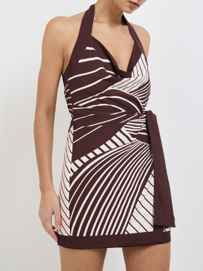 MONTMARTRE STRIPE MINI DRESS