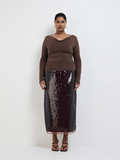 VALERIE MIDI SKIRT