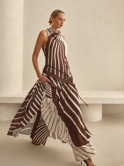 MONTMARTRE STRIPE MAXI DRESS