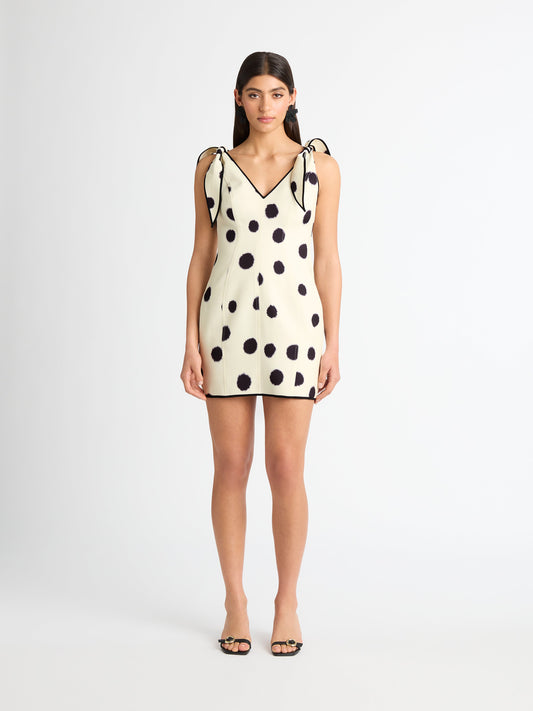 AUDREY SPOT MINI DRESS